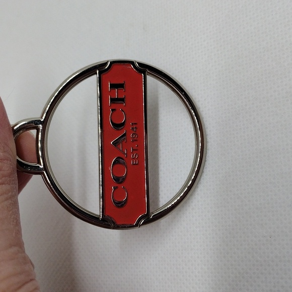 Coach Chrome‎ and Coral Bag Charm/Fob - Picture 3 of 7